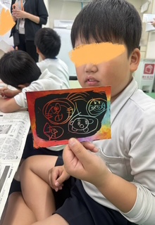 6月11日(水) スクラッチアートに挑戦🎨