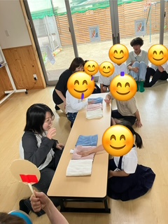 6月23日(月) タオル早取りゲーム🏳🌈