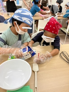 7月19日(土)シャカシャカアイスクリーム作り🍨