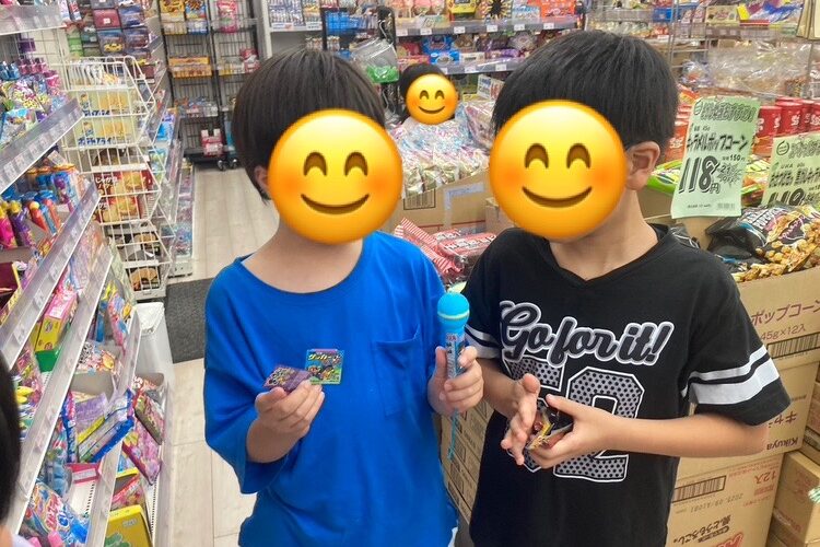 8月5日(火)　お菓子を買いに行こう(^^♪