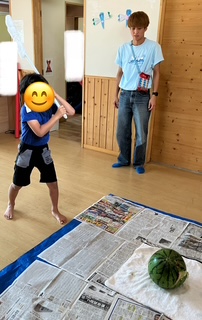 8月23日㈯ イケーッ!!~すいか割り大会🍉~