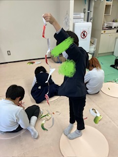 1月16日(金)りんごの皮むきゲーム🍏🍎