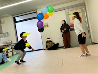 1月22日(木)人間わなげ🤹‍♀️🚩