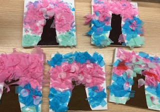 ３月１３日(金)　桜を咲かせよう🌳🌸