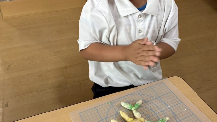 5月21日（木）楽しい感触遊び🥰