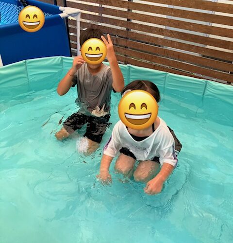 ７月23日(木)　プールに入ろう🥽