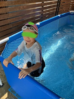 7月24日（金）水の心地よい感触を存分に😁
