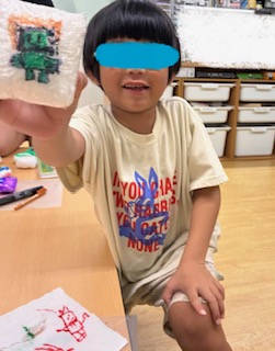 ８月３日(月)🙌感触を楽しむ🙌