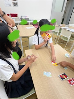 9月16日(水)自立活動（協力積み木と点取りゲーム）